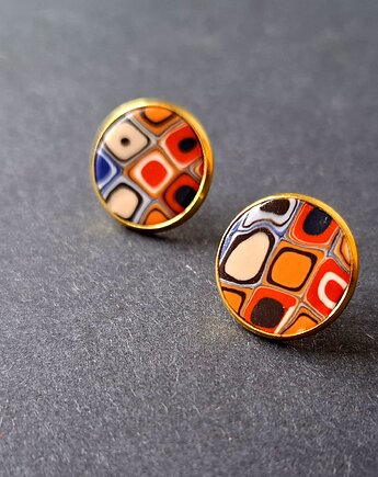 Kolczyki barwne odbicia no4, Motywator Eweliny