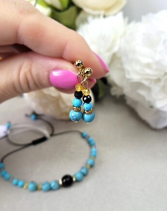 Kolczyki na sztyftach z Turmalinem, Seylla pracownia