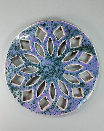 Ceramiczna podstawka pod gorące naczynia, M.J