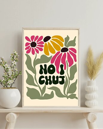Plakat z przekleństwem - No i ch*j (jasna wersja), GG STORE