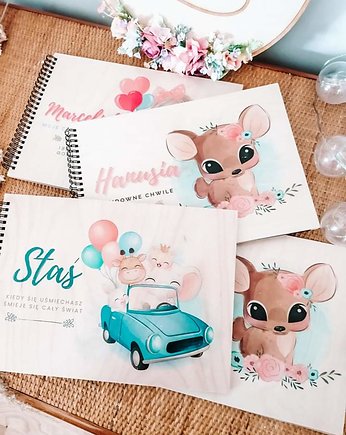 Personalizowany album, świąteczny prezent, metryczka urodzenia, LOO LOO DREAM