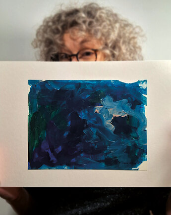 Abstrakcja na papierze A4, New Venus Gift