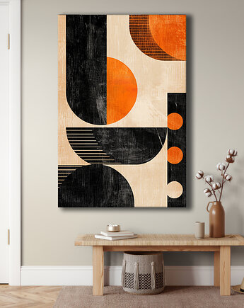 Geometria natury - Obraz na płótnie - Druk Blejtrama, Minimalizm, Loft #85, Black Sapphire Art