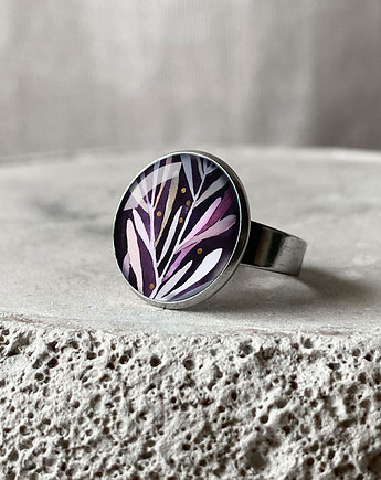 Violet Twigs pierścionek dla niej, muamua design