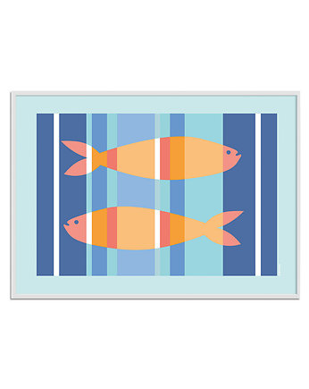 Plakat do pokoju dziecka, rybki, Dekorando