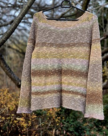 Miejski len / sweter, agat handmade