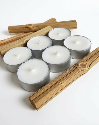 Premium Palo Santo 6 szt./ tealight 85g- wosk sojowy (dostępne inne zapachy), Coccola JEWELLERY