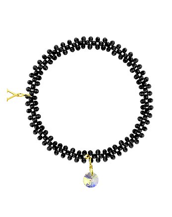Bransoletka potrójna Swarovski Black 3, AFRODITTE COLLECTION