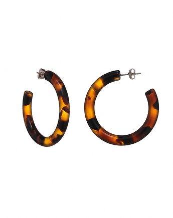 Kolczyki Mary w kolorze Light Tortoise, NINIcoJewelry