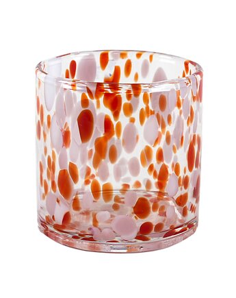 Szklanka artystyczna mozaika, włoski design, lata 80, produkcja: Włochy, Przetwory design