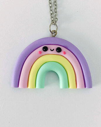 Naszyjnik  Pastelowa Tęcza Kawaii, OMIFIMO