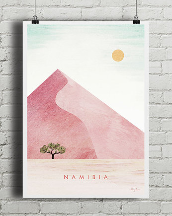 Plakat Czerwone wydmy - pustynia Namibia, minimalmill