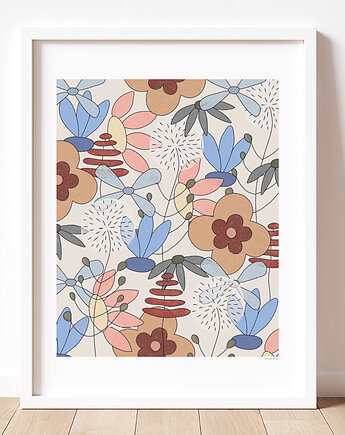 Plakat z kwiatami, Dekorando