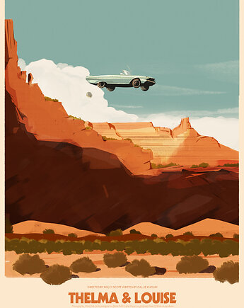 Thelma & Louise x print, Justyna Frąckiewicz