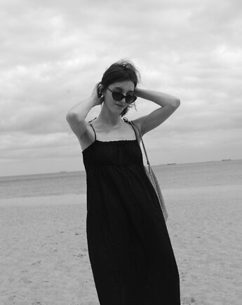 SIMONE dress black, makotaistudio