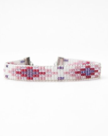 Bransoletka ETNO  - boho - koraliki Miyuki, Greenmoon Handmade