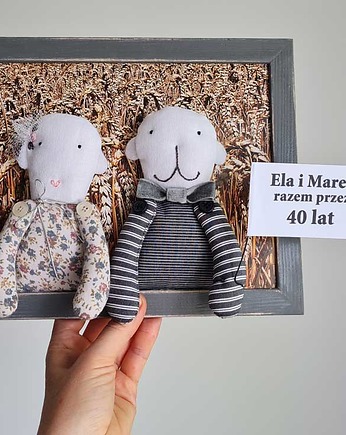 40 Rocznica Ślubu prezent, Szmaciane Misie