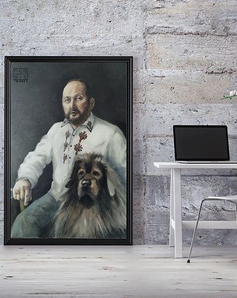 Portret olejny na zamówienie - 50x70 cm, ALE SIE TWORZY