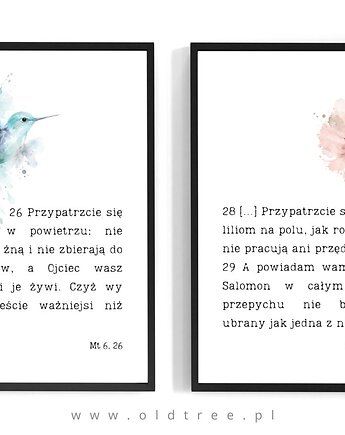 TRUST - Zestaw 2 plakatów  produkt drukowany  A3 - A4, Oldtree