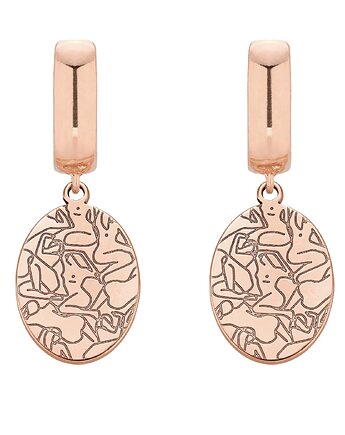 Kolczyki z różowego złota Art N2, SOTHO