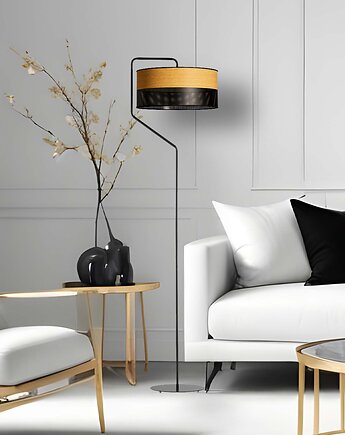 Skandynawska lampa stojąca do salonu LED TESALLIA DUAL, LYSNE