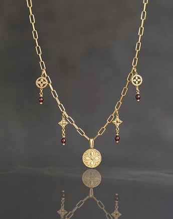 Alloys Collection - Gypsy /granaty/ 10.08.26/ - naszyjnik, KiKa pracownia