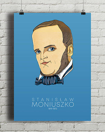 Plakat Stanisław Moniuszko , minimalmill