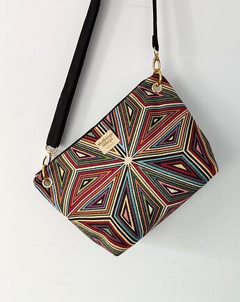 Torebka R U T H Geometric Shapes - żakardowa torebka midi, Słodkiego Miłego Szycia