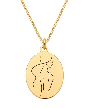 Sylwetka kobiety medalion, Laoni
