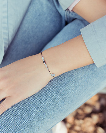 Bransoletka Zodiac Rak Kamień Księżycowy Jaspis Opal Jadeit, w hand works