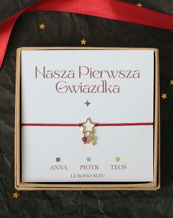 Nasza Pierwsza Gwiazdka - Bransoletka z kamieniami miesiąca, Le Boho Bleu