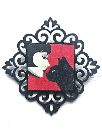 Broszka Z kotem, inka76