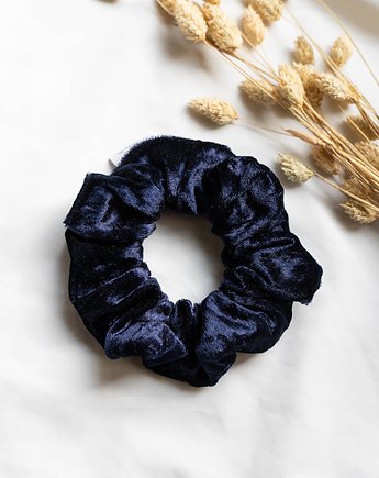 Scrunchie/frotka Navy Blue, wu handmade