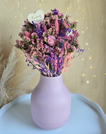 Bukiet suszonych kwiatów dla Mamy - prezent na Dzień Mamy, BohoSuszki