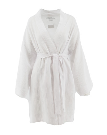 Kimono Muślinowe White, Sweet Rain