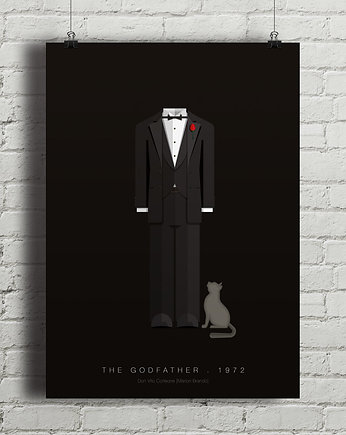 Plakat Ojciec Chrzestny, minimalmill