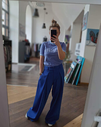 CS - Chabrowe spodnie z szeroką nogawką BALTIC, CS