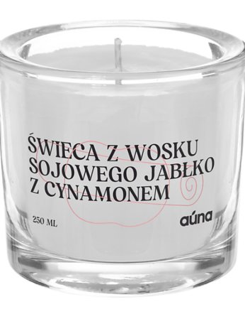 Świeca sojowa pieczone jabłko z cynamonem, Auna