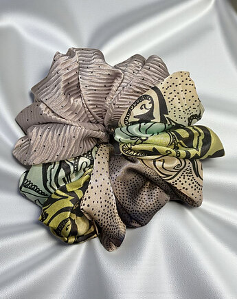 Scrunchie X XL .Satynowa gumka, NAT FASHION ROOM