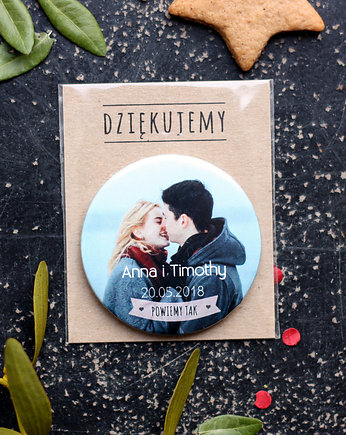 magnes 40szt - projekt indywidualny ze zdjęciem, polkastudio
