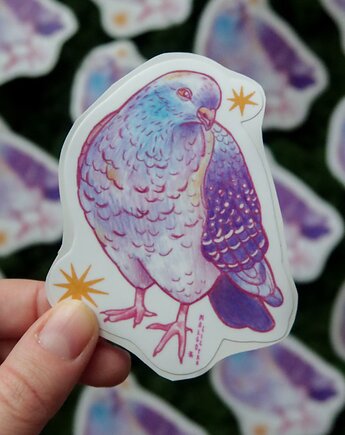 Gołąb / naklejka winylowa, zazula