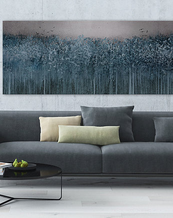 OBRAZ NA PŁÓTNIE -PEJZAŻ- ŁANY ZBÓŻ 150x60cm, LUdesign gallery