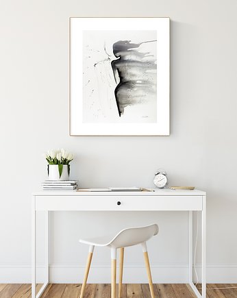 Grafika 40X50 cm wykonana ręcznie, MiniMalArt