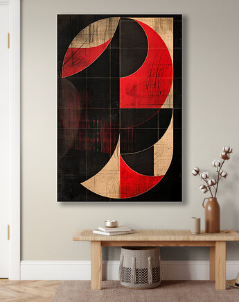 Geometria natury - Obraz na płótnie - Druk Blejtrama, Minimalizm, Loft #17, Black Sapphire Art