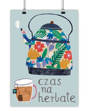 Plakat  Czas na Herbatę, LOVE POLAND DESIGN