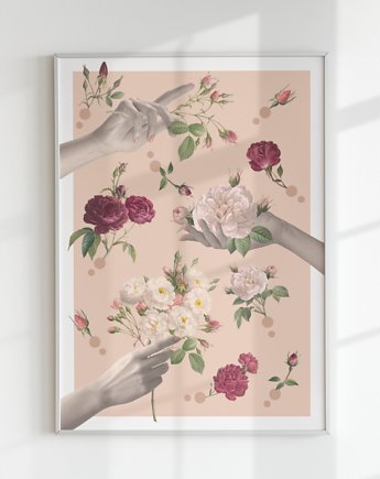 Plakat "Ogród Botaniczny" (kolaż), Agnieszka Osiecka RYSUJĘ BO SIĘ NUDZĘ