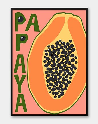 Plakat Owoc - Papaja, Pracownia Och Art