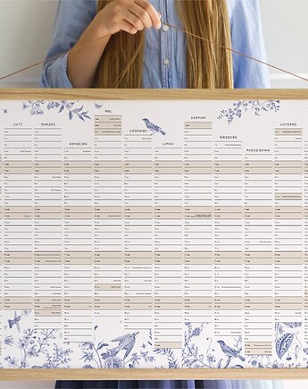 Planer ścienny 2027 - Polskie Święta, Niedziele Handlowe, Follygraph