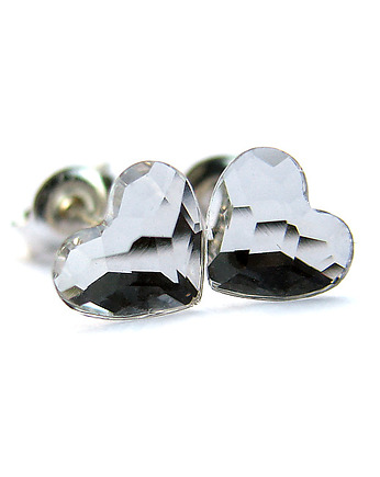 Kolczyki - Serduszka - kryształy Swarovski, Marisella