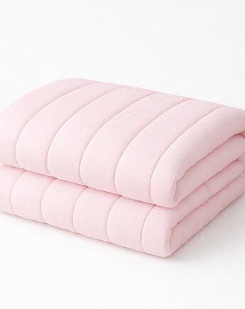 Kołdra bezposzewkowa bawełniana, jasny róż - 140x200cm, Linen House